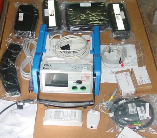 Zoll E Series Monitor Biphasic 12 Lead ECG SpO2 Pacing aed ETCO2