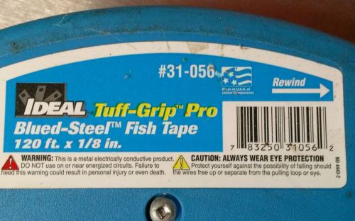 REDUCED!!  MUST GO!! CHEAP!  GIVEAWAY PRICE!  Used professional 120&#039; fish tape