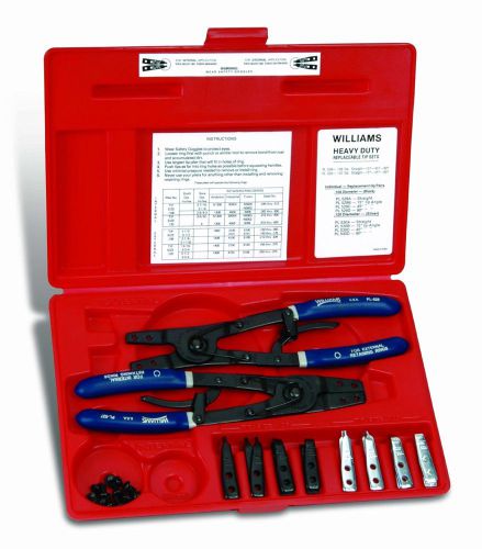 Williams PL-529 Heavy Dty Snap Ring Pliers Set