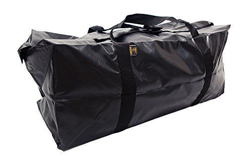 Lapco FR LAP-BVD1436BLK Heavy-Duty Weather-Resistant Vinyl Bag, 18 oz, Large