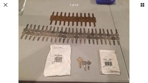 Uncut locksmithing keys. safemasters, ilco 1069l na14, ilco 1007la/ns sargent for sale