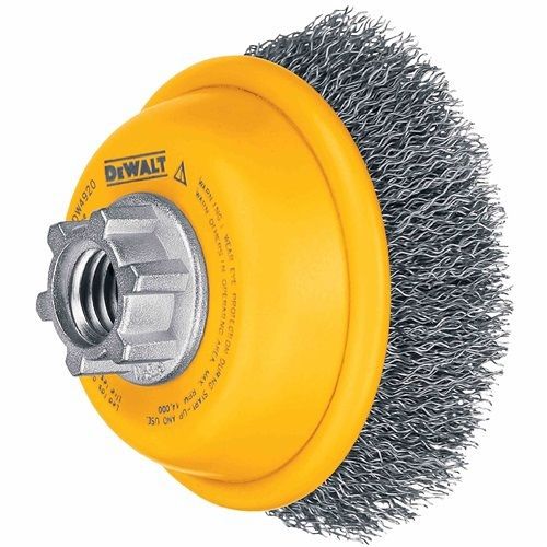 NEW DEWALT - DW4920 - 3&#034; HP WIRE CRIMPED CUP BRUSH