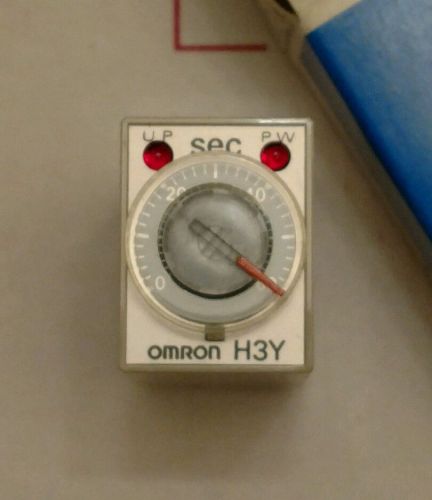 New omron 60 sec solid state timer h3y-2 120v ac  **look at my feedback** for sale