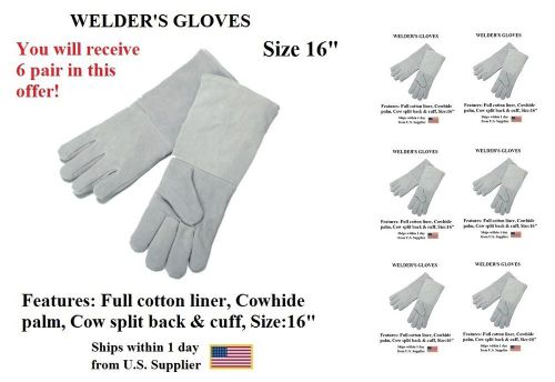 Gloves-cbb-welder1-16-6pr (welding gloves size 16-6 pair) for sale