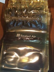 *100* SEALED AIR 3&#034; X 5&#034; ESD ANTI-STATIC ZIP TOP LOCK 2900 SHIELDING BAGS - NEW