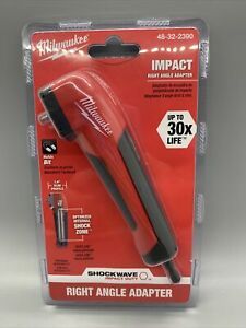 Milwaukee Shockwave Right Angle Adapter, Model# 48-32-2390 Sealed New