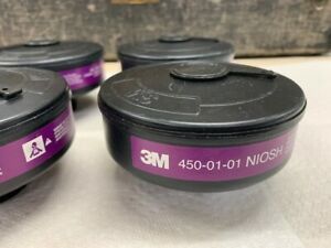 FOUR (4) 3M Powerflow Racal SP3 NIOSH MSHA PAPR Magenta Filter Cartridge