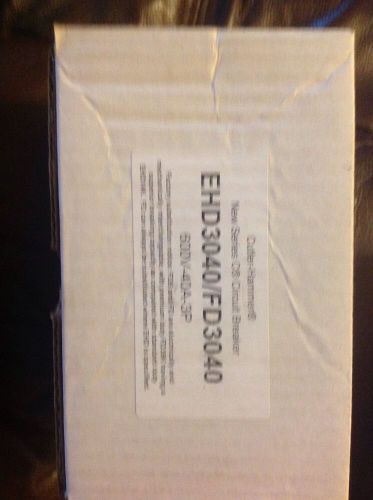 Ehd3040 new in box - cutler hammer / eaton  circuit breaker  600v for sale