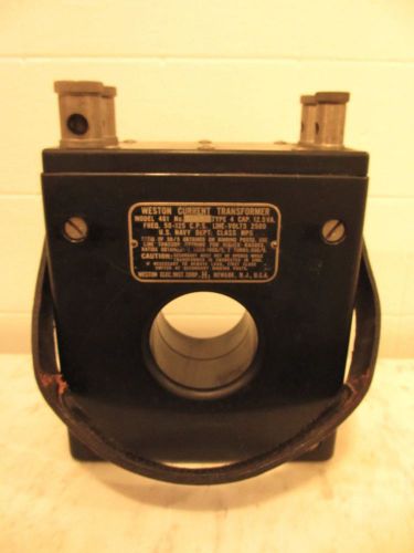 Weston Current Transformer Model 461 Type 4 US Navy; Militiary Item