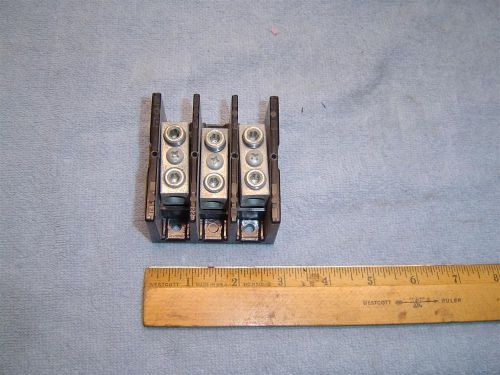 3 pole Used  Terminal Lug Block