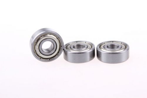 10 pcs 17mm x 6mm x 6mm single row shielded deep groove ball bearing 606zz for sale