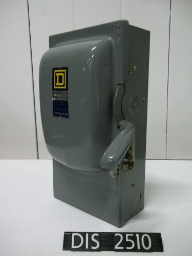 Square d 600 volt 60 amp fused disconnect (dis2510) for sale