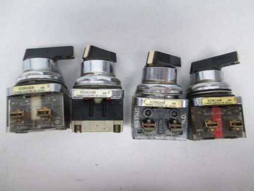 LOT 4 FURNAS ASSORTED 52SB2BDB 52SA2AAB 52SB2AAB SELECTOR SWITCH D298980