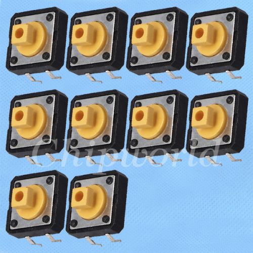 10pcs 12*12*7.3mm Keyswitch Tact Switch Microswitch Button 12x12x7.3mm