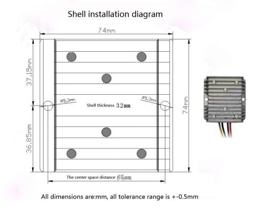 DC 12V to 24V 10A 240W Step Up Power DC DC Converter