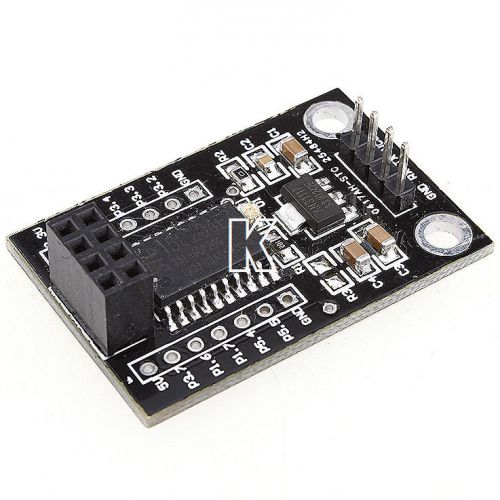 Mcu stc15l204 wireless development board with nrf24l01 &amp; uart interface 5v-3.3v for sale