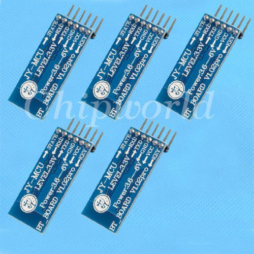 5pcs JY-MCU V1.02pro Serial Bluetooth Interface Board Bluetooth Module new