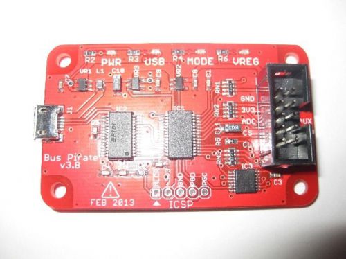 Bus pirate v3.8 universal serial interface (1-wire, i2c, spi, jtag, uart, stk500 for sale