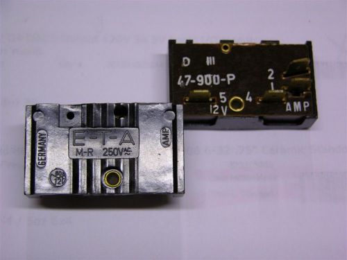 10 ETA AMP 47-900-P SPECIAL CURCUIT BREAKERS M-R 250V