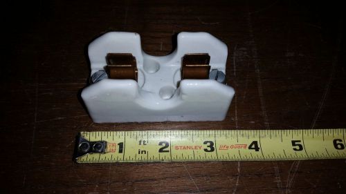 New old stock union 388-401 single pole ceramic fuse holder multi 2501 for 2&#034; for sale