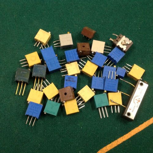 PC Mount, Miniature - Multi-Turn Trimpots mixed lot