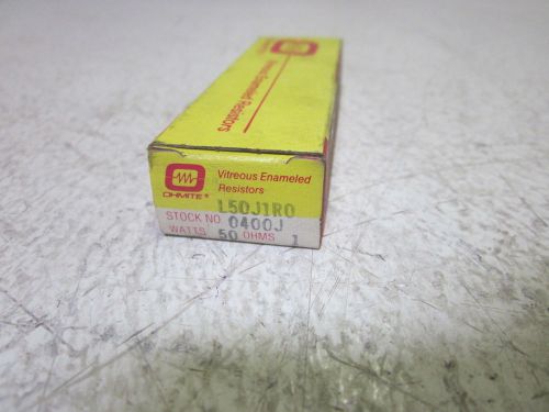 OHMITE L50J1R0 1 OHMS 50W RESISTOR *NEW IN A BOX*