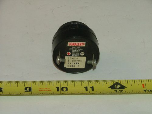 SONALERTALARM BUZZER,MALLORY,SC628,CONT. TONE,6-28VDC,14mA,68-80dB,BATCH QTY 4