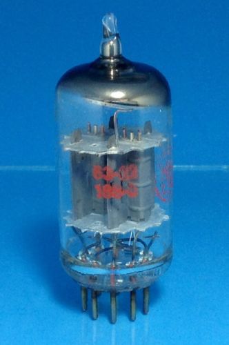 GE 12AU7 ECC82 VACUUM TUBE SINGLE 1963 GREAT SOUND 997