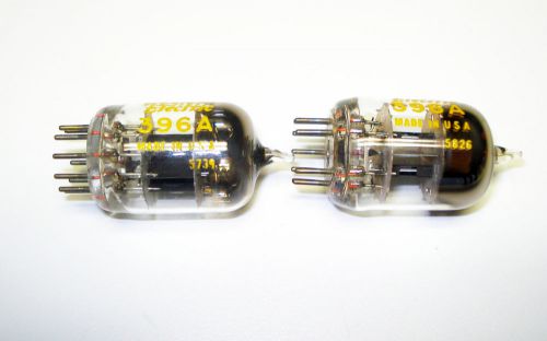 Two western electric 396a / 2c51 tubes, untested for sale