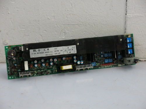 OKUMA BL-D15A AC SERVO DRIVE TOP BOARD, X AXIS