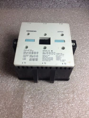 (H3-4) SIEMENS 3TF54 CONTACTOR