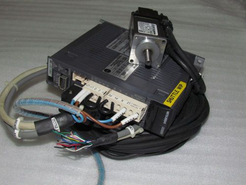 MIYSUBISHI HF-KP13-MO1 / MR-J3-10A1-A01 AC SERVO MOTOR &amp; DRIVER