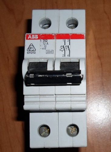 ABB S252 / 32 AMP CIRCUIT BREAKER (NEW NO BOX)