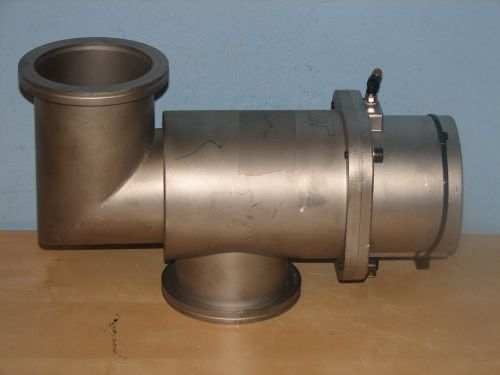 Vat 26540 qe21 but1/ 0023 4&#034; aluminum  iso k hv angle valve for sale