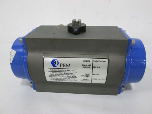 NEW PBM PSR-80-1000 206267 120PSI VALVE ACTUATOR STAINLESS REPLACEMENT D303837