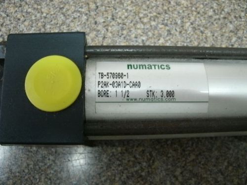 NUMATICS # P2AK-03A1D-CAAO 1 1/2&#034; BORE, 3.0 STROKE, NEW!!