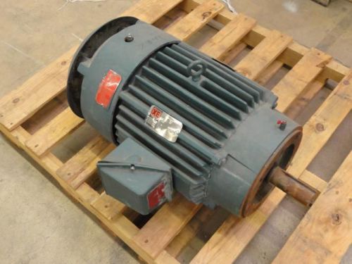 135073 Old-Stock, Reliance 1MLF52622 AC Motor, 20HP, 460V, 60Hz, 3Ph, 1175RPM