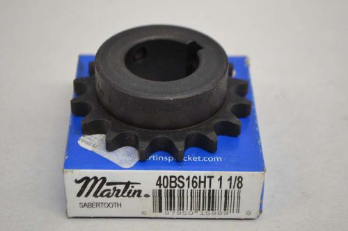 NEW MARTIN 40BS16HT 1 1/8 SABERTOOTH CHAIN SINGLE ROW SPROCKET D355072