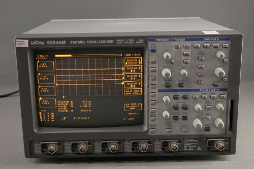 LECROY 9354AM 4 CHANNEL 500MHz DIGITAL OSCILLOSCOPE