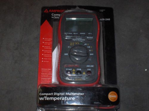 AM240 Amprobe Multimeter AC/DC-Volts-AC/DC Amps-Capacitance Test