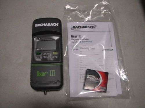 Bacharach Oxor III Oxygen Analyzer 0019-7148