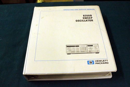 HP 8350B  OPERATING AND SERVICE MANUAL