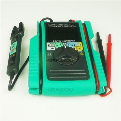 Bargraph display clamp multimeter digital kyoritsu 2000 ac/dc gauge tester for sale