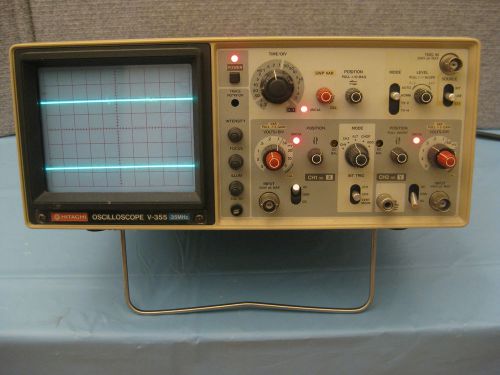 Hitachi V355 Oscilloscope Dual Trace 35 MHZ