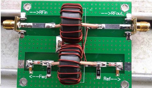 1pc 1-50MHZ RF power meter forward and reverse power protection 50W 25dB