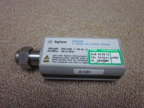 HP / Agilent E4413A 50 MHz - 26.5 GHz Wide Dynamic Range Power Sensor