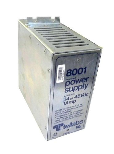 TELLABS POWER SUPPLY 24 OR 48VDC 1AMP MODEL 8001 (2 AVAILABLE)