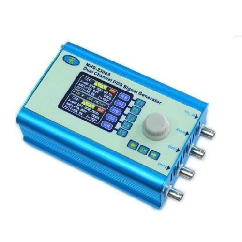 5MHz Arbitrary Waveform Dual Channel DDS Function Signal Generator Sweep+2.4&#034;LCD