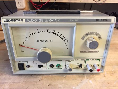 Lodestar AG-2601A Audio Generator 10Hz-1MHz