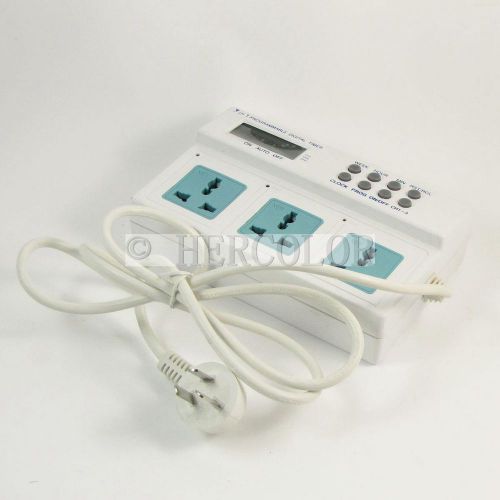 220v 3680w 3 channel timer for aquarium lights wave maker programmable for sale